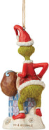 Enesco Jim Shore Dr. Seuss The Grinch in Chimney Hanging Ornament, 5 Inch, Multicolor, Christmas...