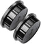 Body Cap and Lens Rear Cap Cover Replacement Set for CONTAX Yashica C/Y Mount Lens&Cameras,2 Sets...