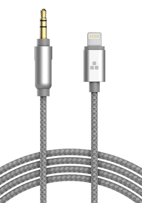 (Apple MFI Certified) iPhone Aux Lightning Cord to Male 3.5mm Auxiliary Cable (iPhone Audio Link to Car Jack, Headphones & Speakers) (Gray)......