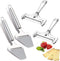 4Pieces Stainless Steel Wire Cheese Slicer Adjustable Thickness Cheese Cutter, Cheese Slicer Spatula Plane for Soft, Semi Soft, Semi-Hard Cheeses ...