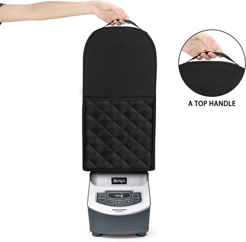 Luxja Blender Cover Compatible with Ninja Foodi, Cover for Ninja Foodi Blender, Black(quilted)...