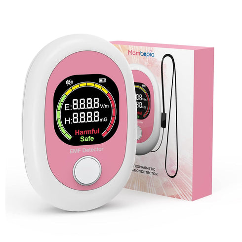 EMF Meter Detector Hand-Help Radiation Detector for Pregnancy Digital Electromagnetic Field EMF Tester Rechargeable LCD Testers for Home EMF Inspe...