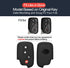 2pcs Compatible with Lexus GX460 GS350 GS450h ES350 IS250 IS350 CT200h LS460 LS600h LX570 RX350 RX450h Smart 4 Buttons Key Fob Cover Case Key Chai...