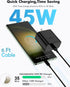 45W Samsung Super Fast Charger Type C 2 Pack for Samsung Galaxy S23 Ultra Charger S22 Ultra Charger S23/S23+/S22/S22+/S21/S20,Z Fold 4/Z Flip 4,No...