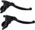 Left Right 7/8" 22mm Clutch Brake Handle Levers Perch Compatible with Honda XR80 XR100 CRF70 CRF80 CRF100 Pit Dirt Motor Bike Motocross...