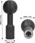 Ball Grinding Head, 5/8-11 Threads for 4 1/2 and 5 Inch Angle Grinder, Wood Carving Burrs Carbon, Carbon Steel Ball Grinding Head Power Carving To...