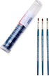 AIT Art Select Filbert Paint Brushes, Size 2, Pack of 3, Synthetic Kolinsky Sable, Set Assembled in USA for Trusted Performance and Crafting Exqui...