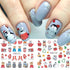 Christmas Nail Stickers for Nail Art Winter Penguin Water Transfer Nail Decals Bear Snowflake Animal Christmas Nail Art Decoration Supplies Manicu...