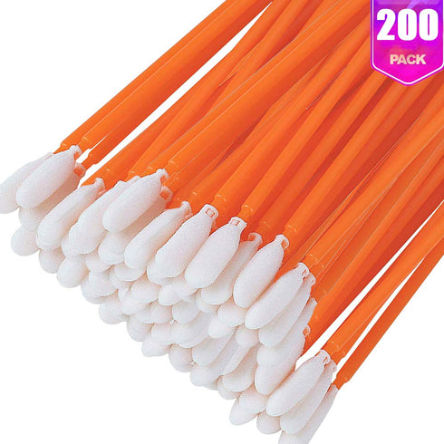 Wellgler's 6.42'' Gun Cleaning Swabs, Long swabs,Microfiber foam swabs(200pcs)...