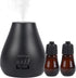 Waterless Essential Oil Diffuser - 3 Adjustable Fog Levels, Rechargeable, Suitable for Bedrooms, Bathrooms, Pet Rooms, Cars - Black...