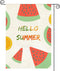 Hello Summer Watermelon Garden Flags 12x18 Double Sided Outside Vertical Burlap Fruit Cool Summer Flag Yard Decorations Outdoor...