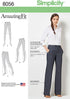 Simplicity 8056 Women's Flared Pants and Shorts Sewing Patterns, Sizes 10-18...