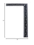 Mtsooning Metal L Square Ruler,90 Degree Right Angle Metric and Inches Ruler, 8 x 12inch Double Sided Ruler, Steel Tempered Measuring Tool for Car...