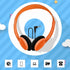 1 Pack Kids Headphones, School Headphones with 3.5mm Jack for Students Teen and Adults, Orange...