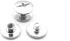 2Pcs Top binding 2 ring binder mechanism,2 D-rings, 30mm inner height, 26mm base width,133mm=5.2 inch length,No Boosters, binder spines,ring binde...