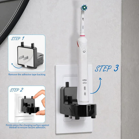Electric Toothbrush Wall Charger for Oral-B Braun, Wall Mounted Charger for Oral-B Electric Toothbrush,Inductive Charging Base Wall for Oral-B Ele...