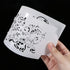 Wedding Cake Stencil Template, Kissbuty 5 Pcs Cake Decorating Embossing Plastic Spray Floral Cake Cookie Fondant Side Baking Mesh Stencil Mat Wedd...