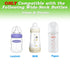 (9-PCs) Travel Bottle Caps Compatible with Lansinoh MAM Bottles, Storage Lids Replacement...