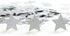 MOWO Glitter Star Confetti Wedding Party Decor and Table Decor 1.2’’ in Diameter (silver glitter,200pc)...
