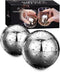 Whiskey Balls Reusable Stainless Steel Metal Ice Sphere Cubes Beverage Chilling Rocks Whiskey Stones for Red Wine, Bar Beer, Scotch, Vodka Drinks...