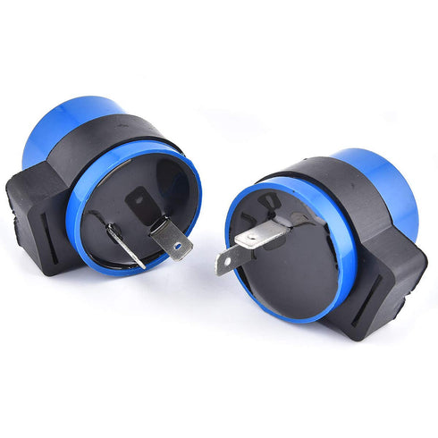 6V 12V Motorcycle Flasher 2 Pin Relay Turn Signal Indicator with Beeper Water Proof...