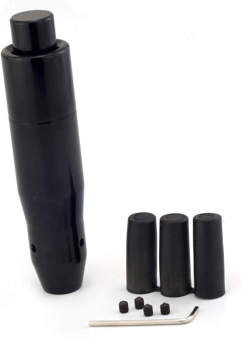 Push Button Car Shift Knob Handle, Long Weighted Aluminum Alloy Gear Stick Shifter Handle Fit Most Automatic Transmissions, Black...