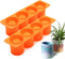 2Pcs Succulent Plants Pot Concrete Cement Mold Flower Pot Plaster Moulds Ice Shot Glass Molds Tea Light Candle Holder Pen Holder Resin Epoxy Casti...