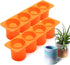 2Pcs Succulent Plants Pot Concrete Cement Mold Flower Pot Plaster Moulds Ice Shot Glass Molds Tea Light Candle Holder Pen Holder Resin Epoxy Casti...