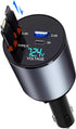 Retractable Car Charger 4 in 1 Fast Charge USB C Car Charger Adapter with Retractable Cord Cable 100W, Car Phone Charger for iPhone 15 Pro Max Plu...