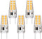 5 Pack G8 LED Bulb Soft White 2700K 120V 3W Equivalent to G8 Halogen Bulb 35W T4 JCD Type GY8.6 Bi-Pin Base, Non-dimmable for Under Cabinet Light,...