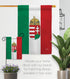 Breeze Decor Hungary Garden Flag Regional Nation International World Country Particular Area House Decoration Banner Small Yard Gift Double-Sided,...
