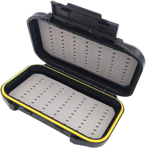ORIONE Waterproof Portable Fly Fishing Box Easy Grip Foam Jig,Fly Fishing Case,Large Capacity and Pocket Sized?Fly Boxes for Fly Fishing and Trout...