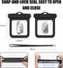 2 Pack Submersible Waterproof Wallet Dry Car Key Fob Case Bag,Swimming Surfing Water Sports Small Waterproof Pouch Holder for Money Door Ship Card...