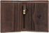 Visconti Hunter 705 Distressed Leather Slim Bifold Card Holder Wallet (Oil Brown)...