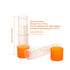 1.8ml Cryo Tubes Plastic Small Vials with Screw Caps Graduated Plastic Cryovial Cryogenic Vial Tubes, PP Material, Free from DNase, RNase 81Pcs...