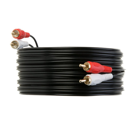 2RCA Male to 2RCA Male Composite Audio Cable, Gold Plated 3ft, 6ft, 10ft, 12ft, 25ft (25FT)...