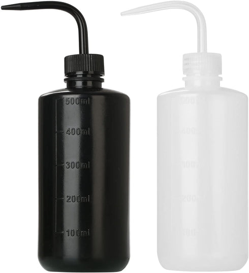 2Pcs Tattoo Wash Bottle 500ml | 16oz Water Squirt Bottle Succulent Watering, Safety Rinse Bottle Watering Tools for Medical Succulent Cleaning Was...