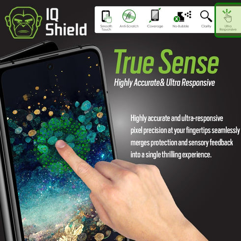 IQShield Screen Protector Compatible with Google Pixel Fold 5G (2-Pack) Anti-Bubble Clear TPU Film...