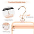 CUBETASTIC Hanging Travel Toiletry Bag for Women, Clear Makeup Bags Portable Transparent Cosmetic Case Small Skincare Pouch Waterproof Travel Bag ...