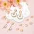 1 Box 24Pcs Real 18K Gold Plated Clip Earring Converter Clip Earrings Findings Brass Painless Non Pierced Earring Converter with Pads Earring Clip...