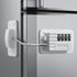 Fridge Lock, Upgraded Refrigerator Lock Combination, Freezer Lock for Upright Freezer, Cabinet Lock with Code for Child Safety, Refrigerator Lock ...