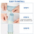 8 Pack Silicone Bottle Covers, Travel Leak Locks, Elastic Sleeves for Leak Proofing Travel, Travel Size Container Silicone Sleeves, Travel Accesso...