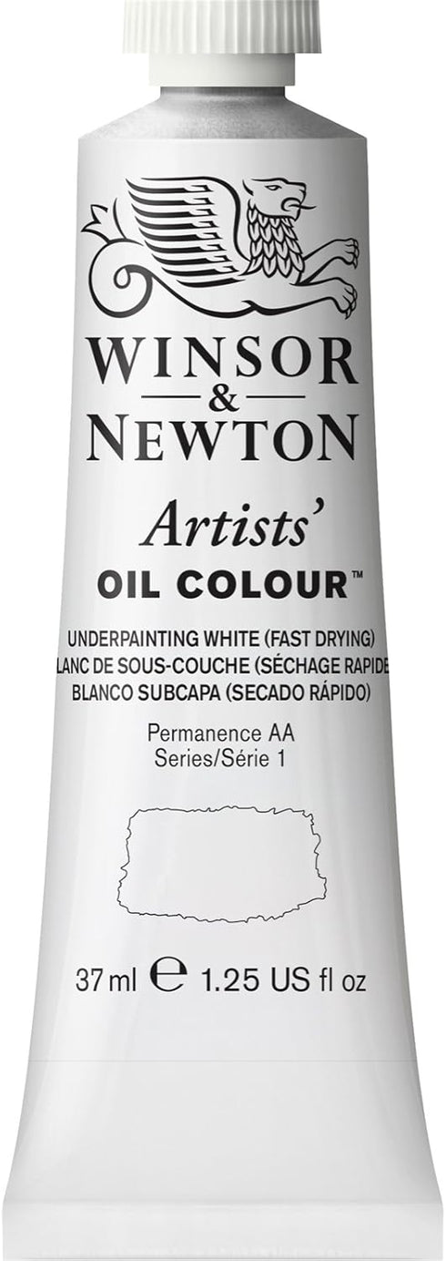 Winsor & Newton Artists' Oil Color, 37ml (1.25 oz) Tube, Underpainting White...