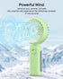 Portable Handheld Misting Fan, 4000mAh USB Rechargeable Personal Foldable Fan with Water Tank Battery Operated Spray Water Mist Fan Makeup Small F...