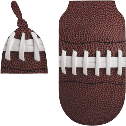 Football Swaddle Blankets Newborn Receiving Blanket Baby Swaddle Wrap Soft Sleeping Sack for Baby Girls Boys...