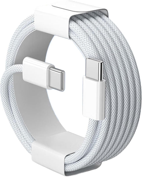 DTOL USB C to USB C Cable (6.6ft Nylon Braided), 60W/45W/36W/30W/20W/18W Fast Charging, Compatible with iPhone15/iPad/MacBook, Samsung and More...