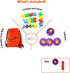 Skoolzy STEM Learning Pipe Tube 29 Piece Toys_and_Games Set, Educational Construction Building Blocks for ADHD & Autism for Baby, Kid Includes Whe...
