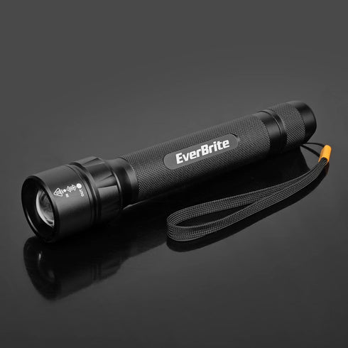 EverBrite Ultra Bright Tactical Flashlight, 600 Lumen Zoomable Adjustable Focus, 4 Light Modes, Heavy-Duty Aluminum Flashlight for Hurricane Suppl...