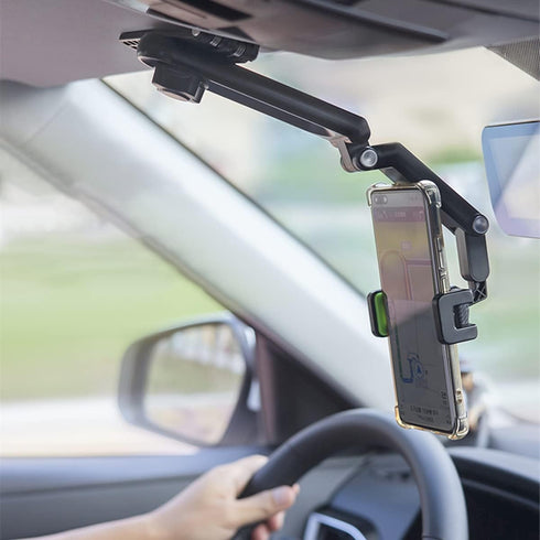 Cell Phone Holder for Car, Car Cellphone Mount Clip, 360°Rotatable Phone Holder for Car Sun Visor, Universal for iPhone 13/12 Pro, Pro Max, XS, Sa...