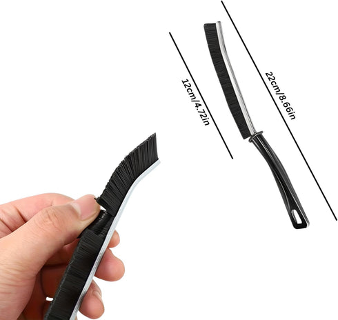 3 Pcs Hard Bristle Crevice Cleaning Brush. Multifunctional, These Brushes are Designed for Various Household tasks Like. Home, Kitchen, Window, Ba...